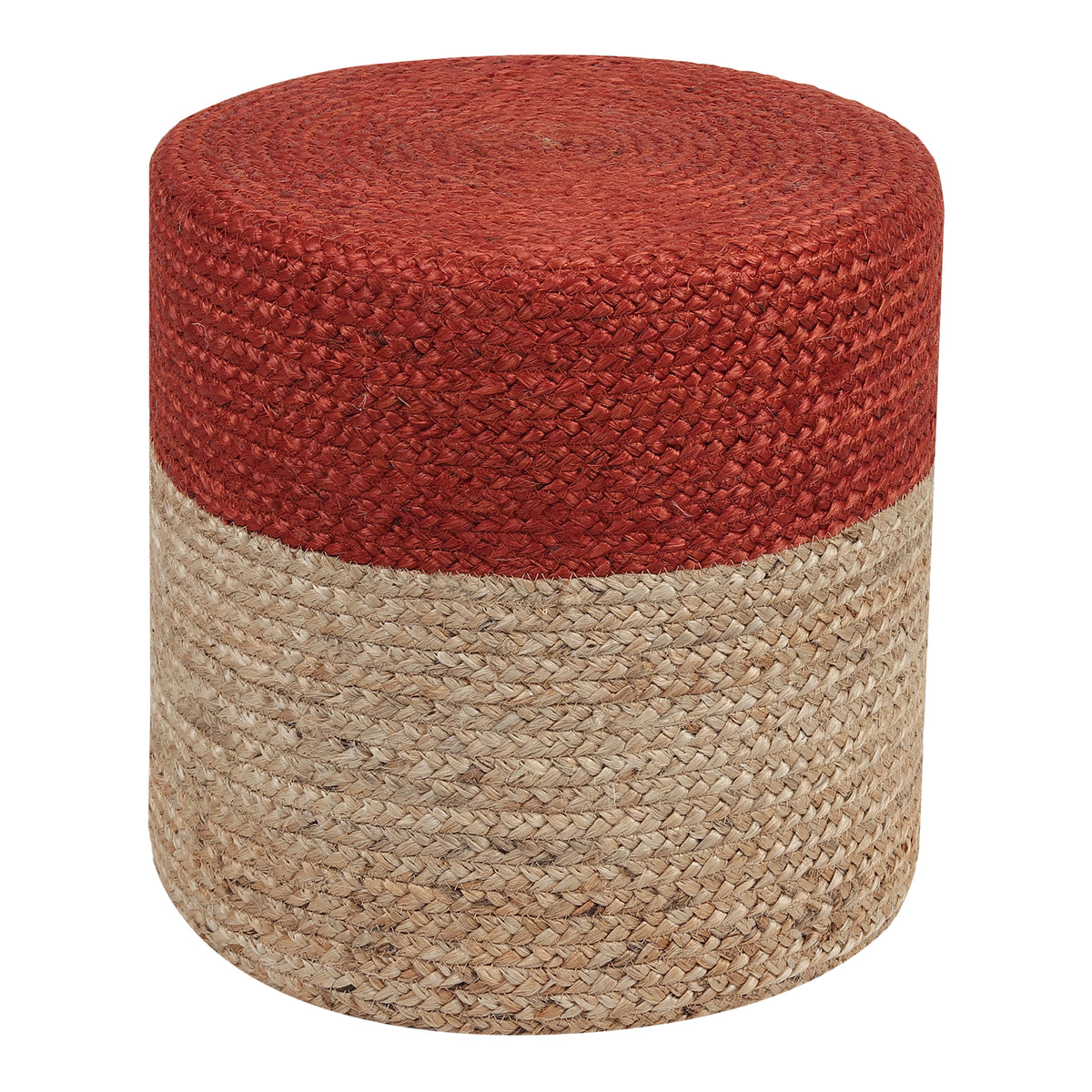 Ruby Radiance Pouf , 16”x16”