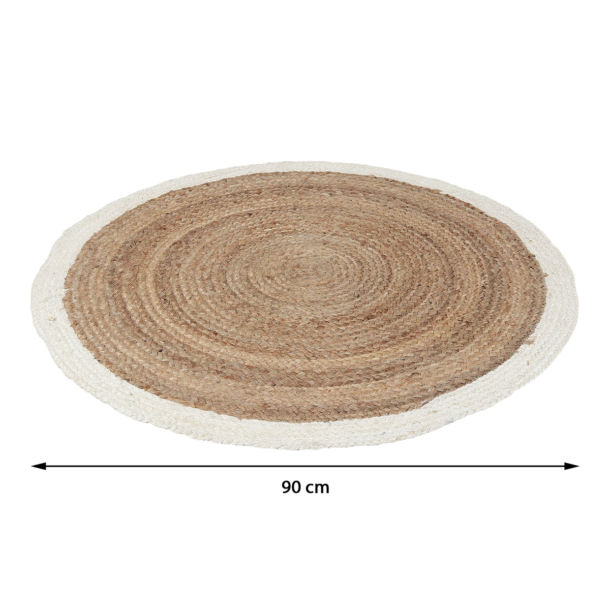 Ivory Halo Rug, 3ft - Natural Nuance