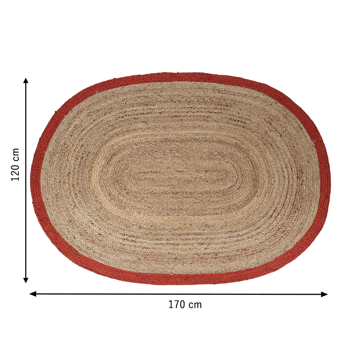 Terra Tinge Rug, 67”x49” - Sunset Swirl