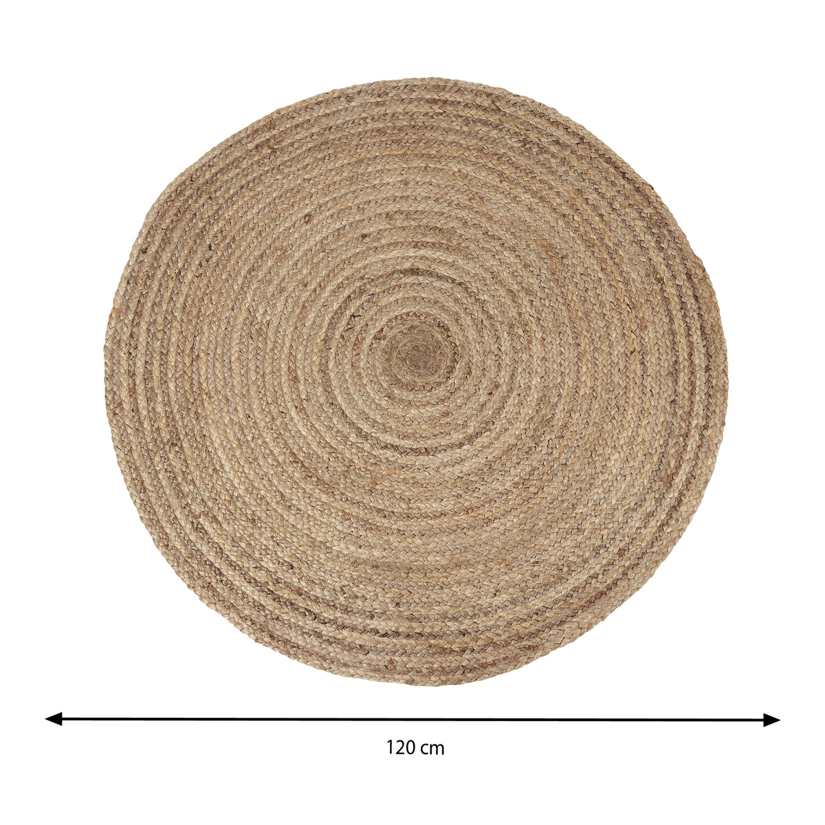 Organic Gyre Rug, 4’ - Twine Twirl