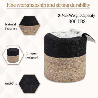Nightfall Nuance Pouf, 16”x16”
