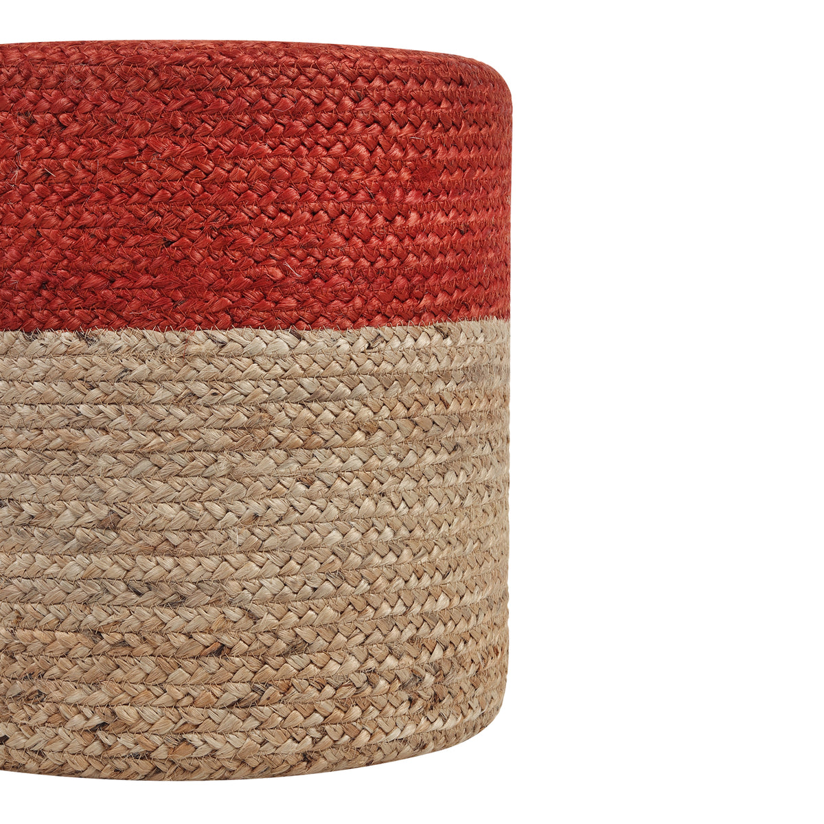 Ruby Radiance Pouf , 16”x16”