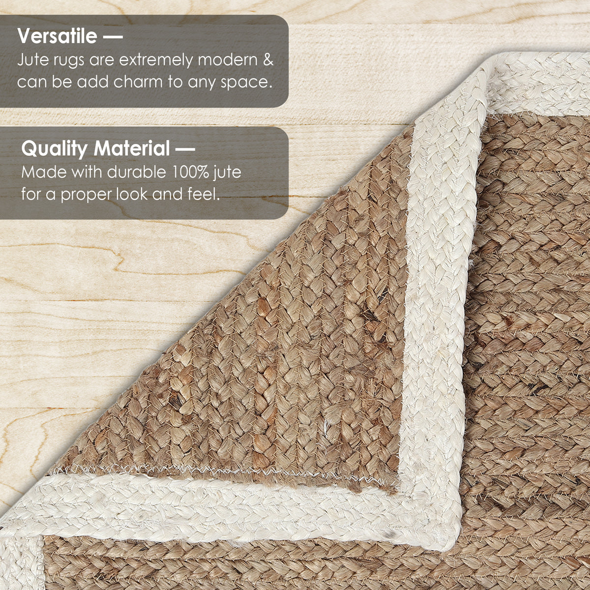 Alpine Halo Rug, 3ft x 2ft - Natural Essence
