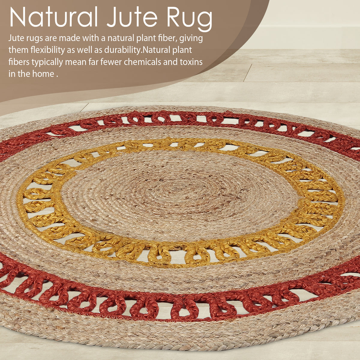 Rustic Rhapsody Rug, 4ft – Harvest Dance