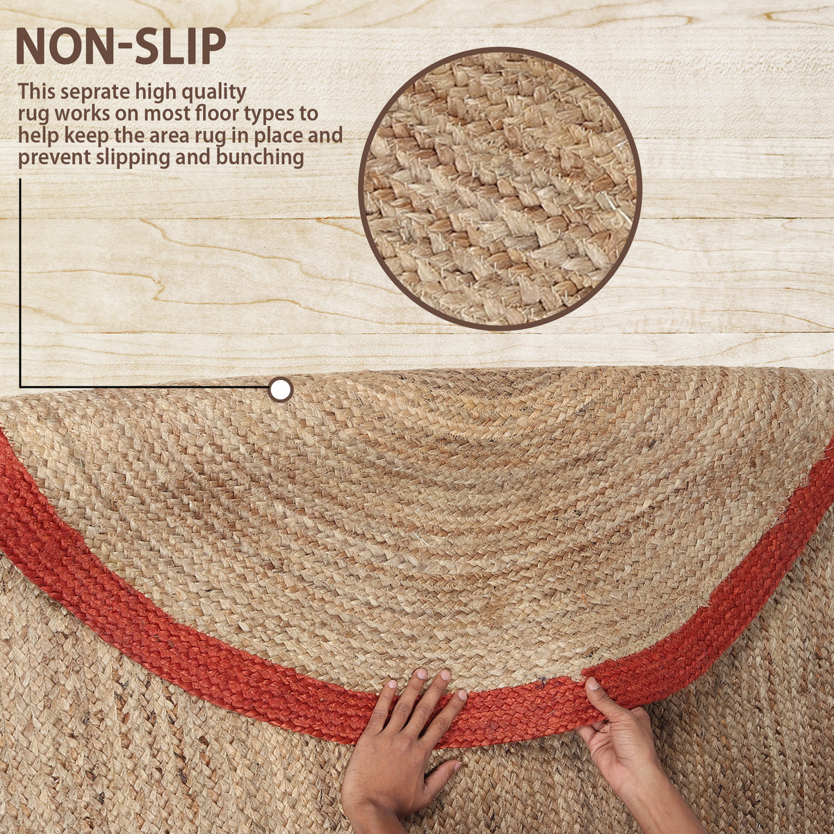 Terra Tinge Rug, 67”x49” - Sunset Swirl